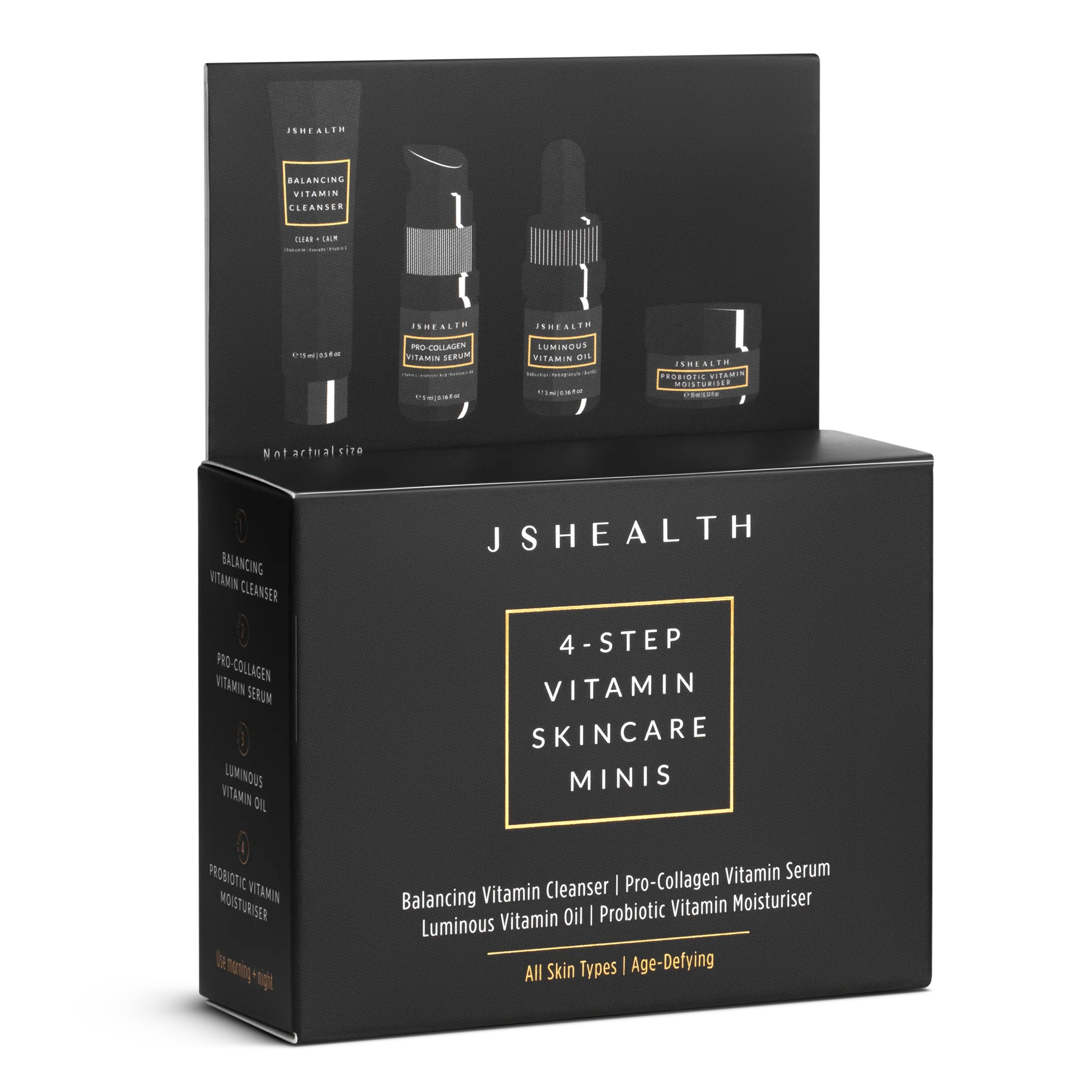 4-Step Vitamin Skincare System Mini Set - Image 2